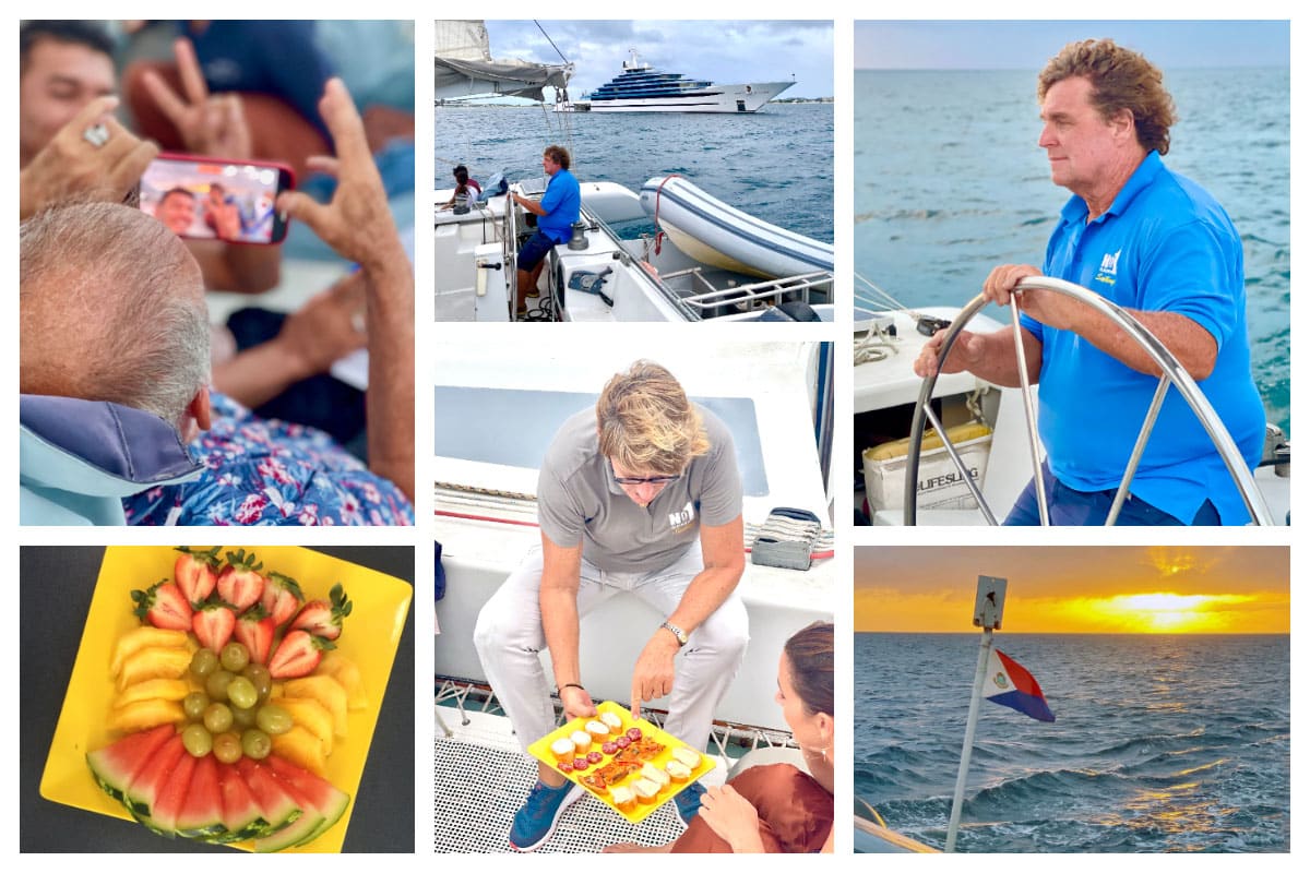 Number 1 Sailing in SXM - Mirian & Pieter, Day or Sunset Sail, Romantic trip on wind energy with drinks and food! S