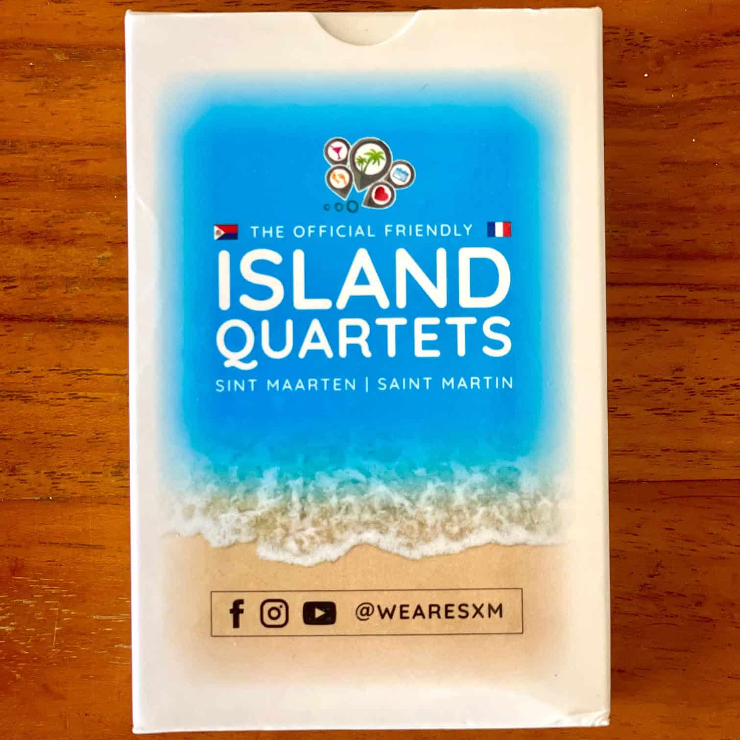 SXM Island Go Fish - Quartets - 15 Sets of 4 Cards to play.