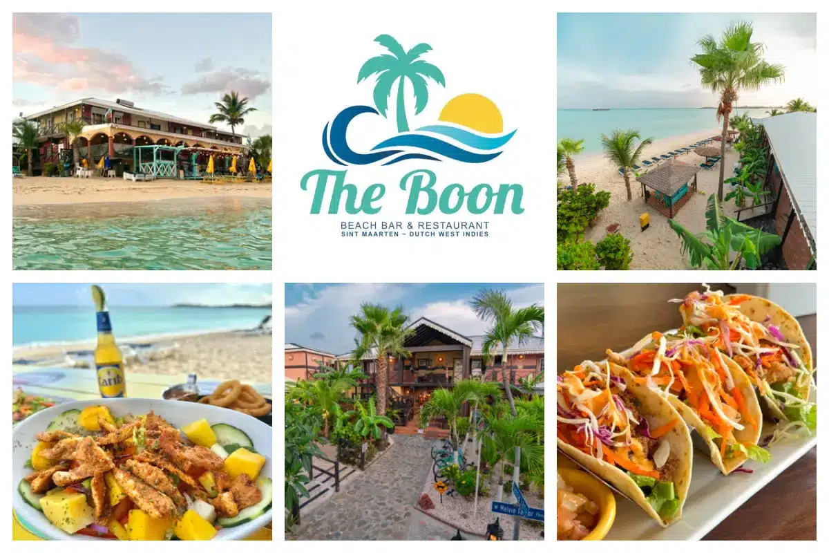 The Boon inside Mary's Boon Hotel - Simpson Bay Beach - Restaurant and Beachbar