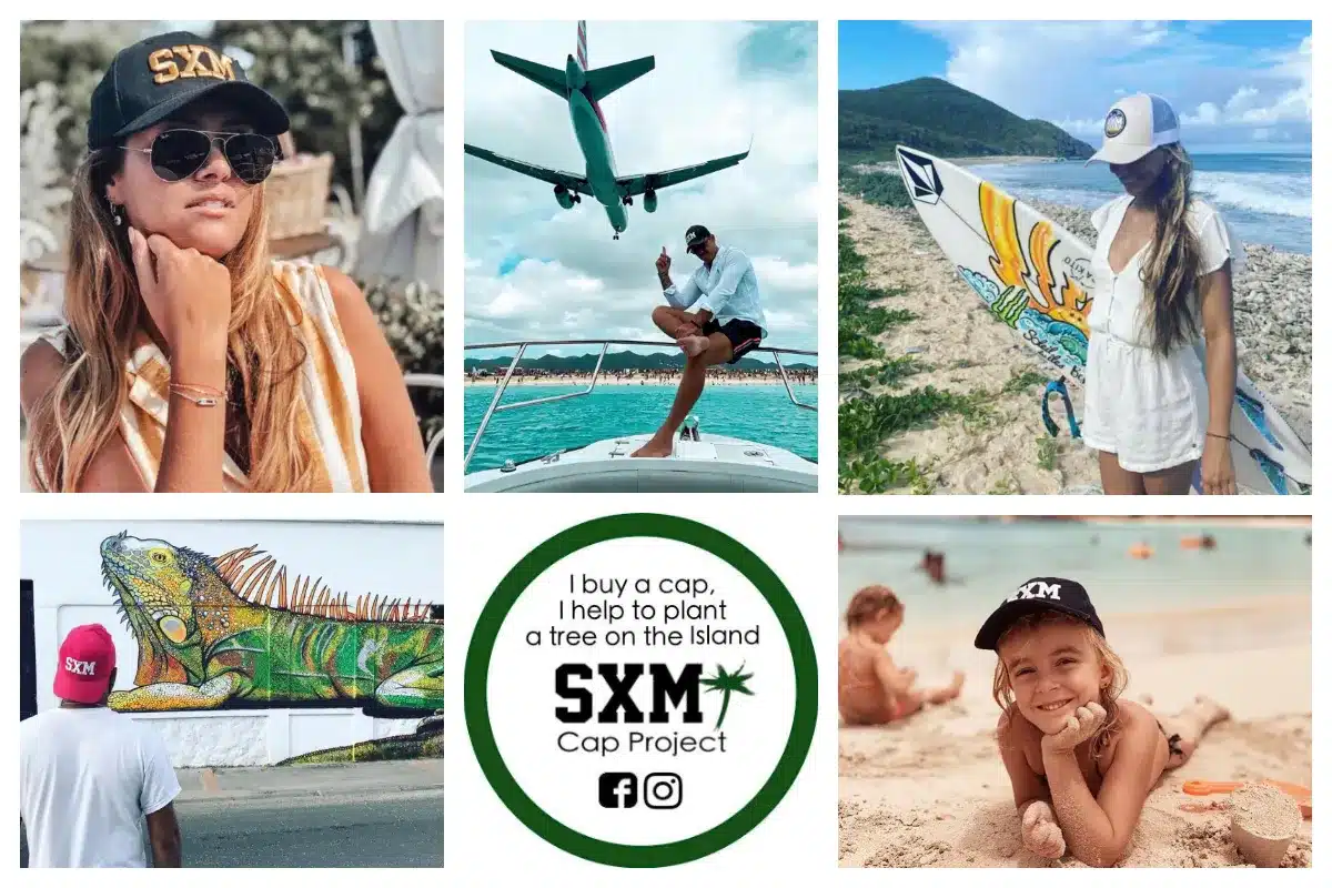 SXM Cap Project - Buy a St. Maarten - St. Martin Cap and plant a tree - Outkast, Surfer, Kids and Adults